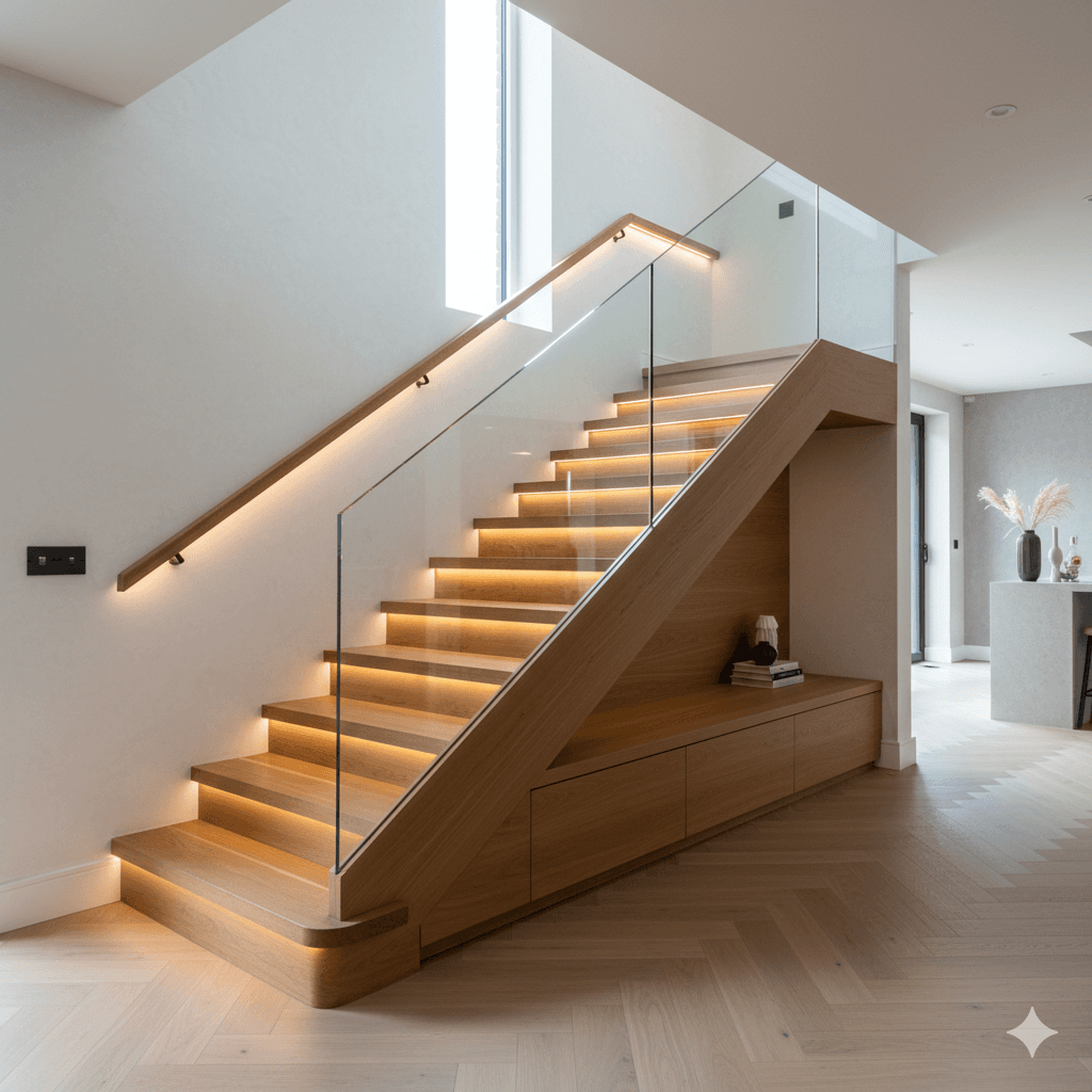 Bespoke modern staircase